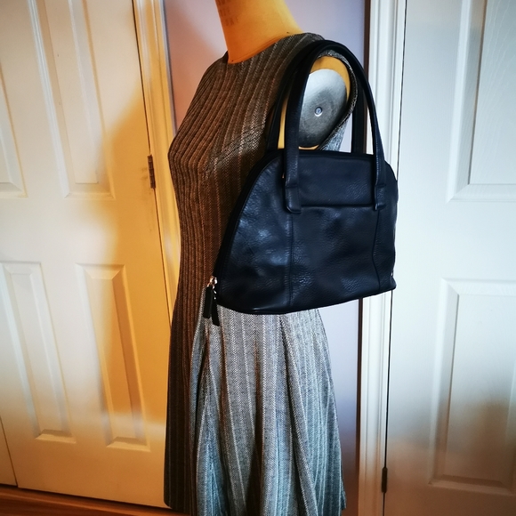Derek Alexander Navy Blue Leather Bag - Picture 16 of 16